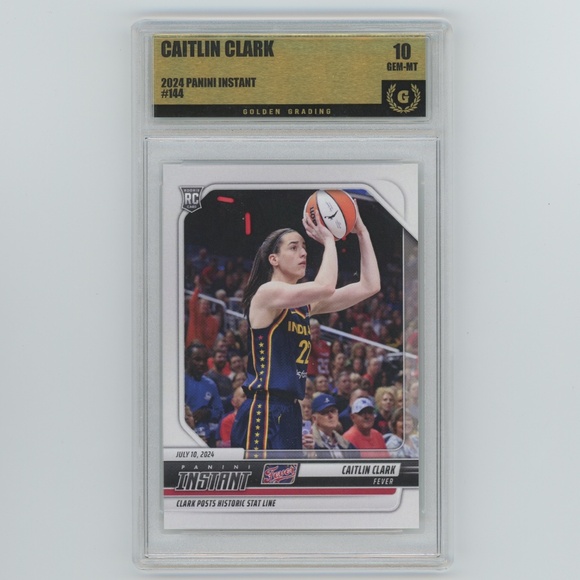 2024 Panini Instant WNBA #144 Caitlin Clark Indiana Fever Rookie RC Gem Mint 10 - Picture 1 of 4